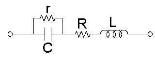 Схема реального конденсатора